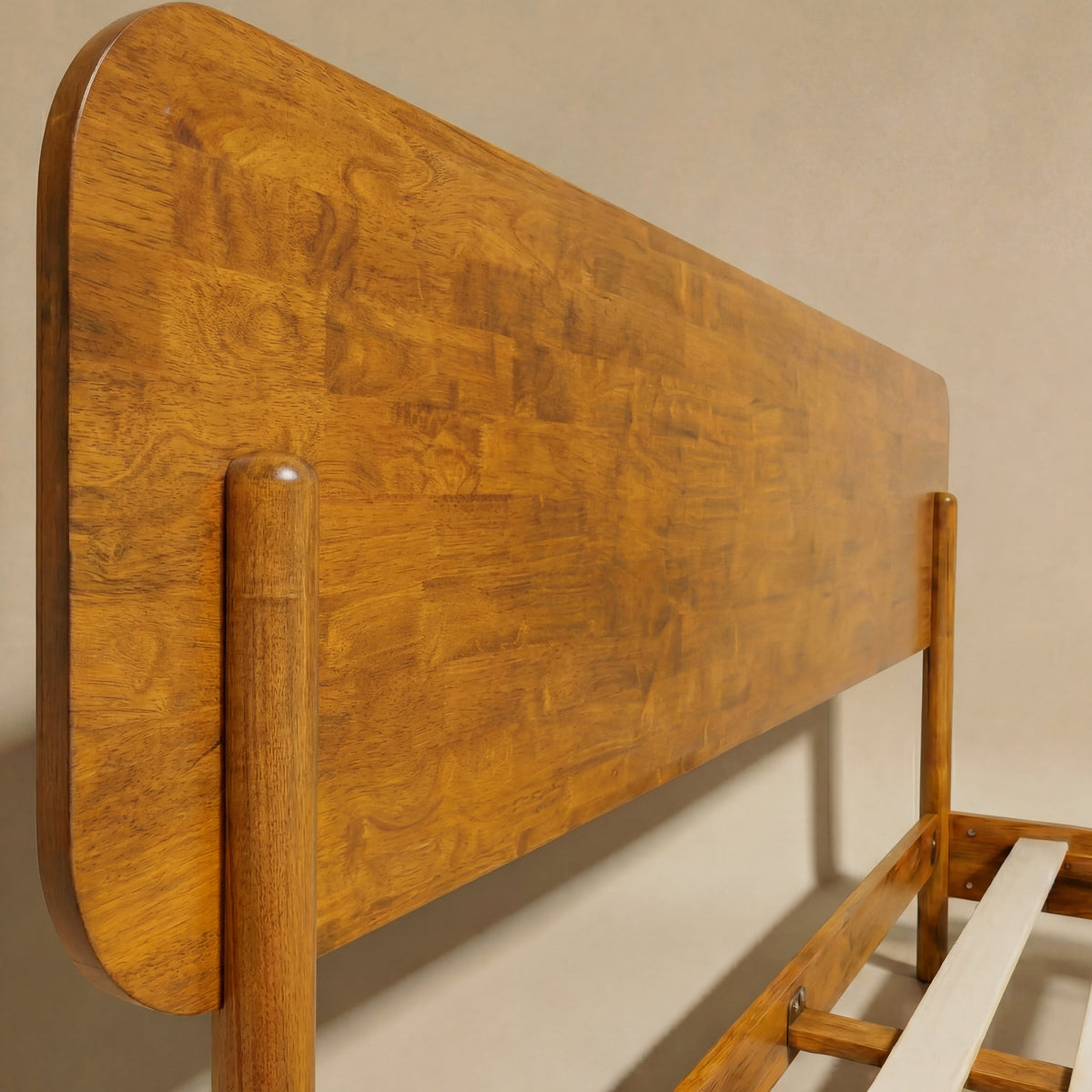 Frida Solid Wood Bed Frame-5