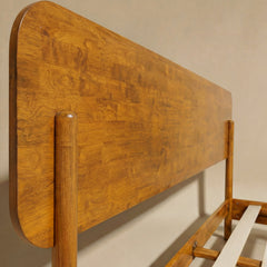 Frida Solid Wood Bed Frame-5