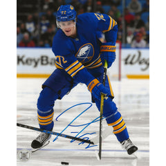 Tage Thompson Autographed Buffalo Sabres Stickhandling 8x10 Photo-1