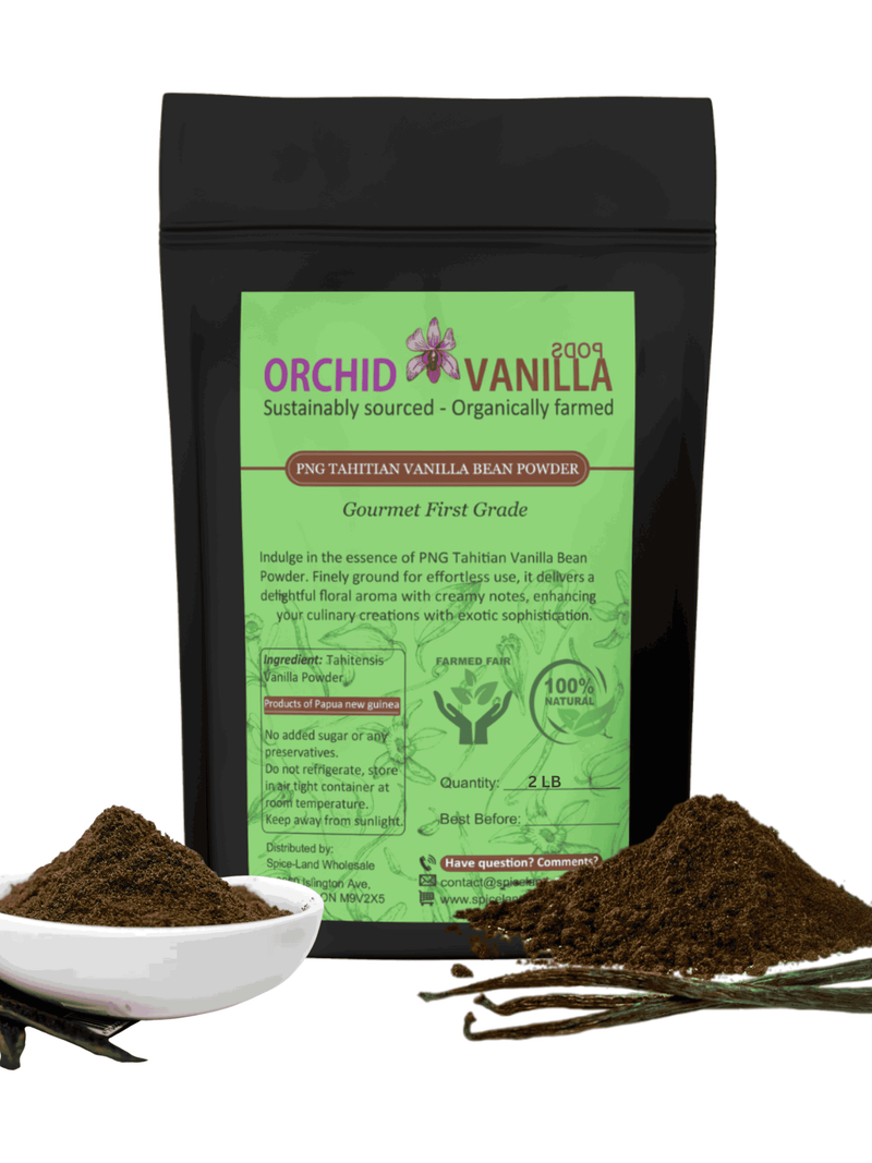 Tahitian Ground Vanilla Bean Powder <br> First Grade<BR>-5