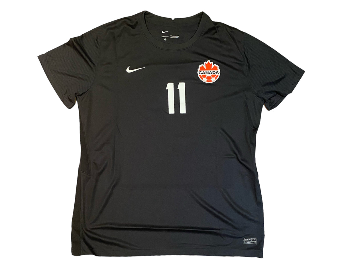 Tajon Buchanan Autographed Canada Men's National Team Nike Replica Jersey-3