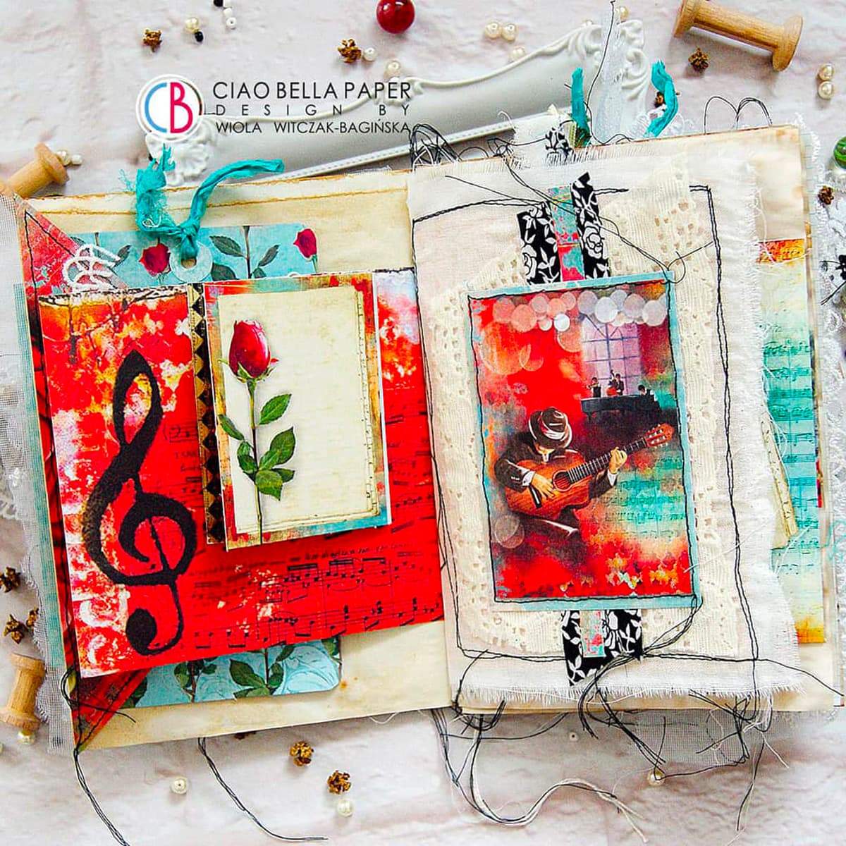 Ciao Bella Tango Paper Pad 6"x6" 24/Pkg-9
