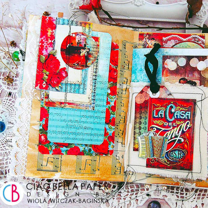 Ciao Bella Tango Paper Pad 6"x6" 24/Pkg-13