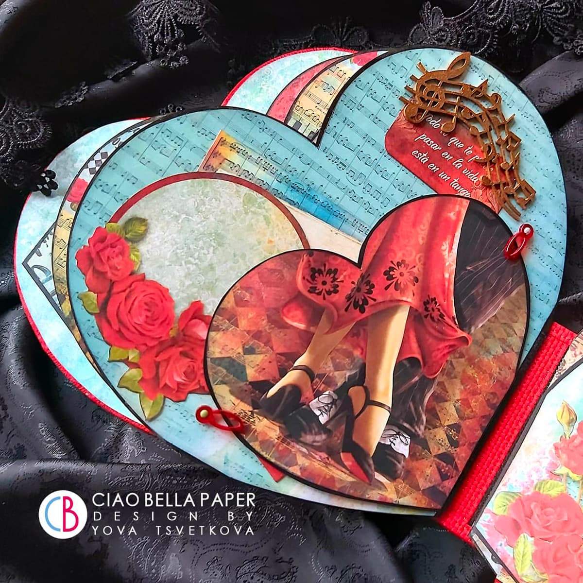 Ciao Bella Tango Paper Pad 6"x6" 24/Pkg-15