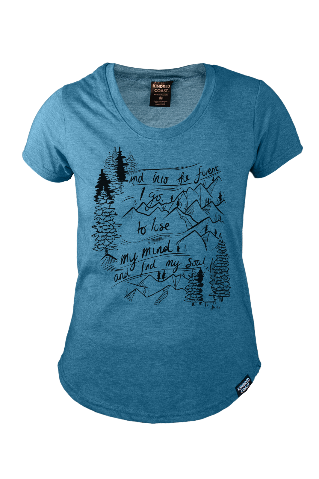 INTO THE FOREST - Womens Eco Tee-3