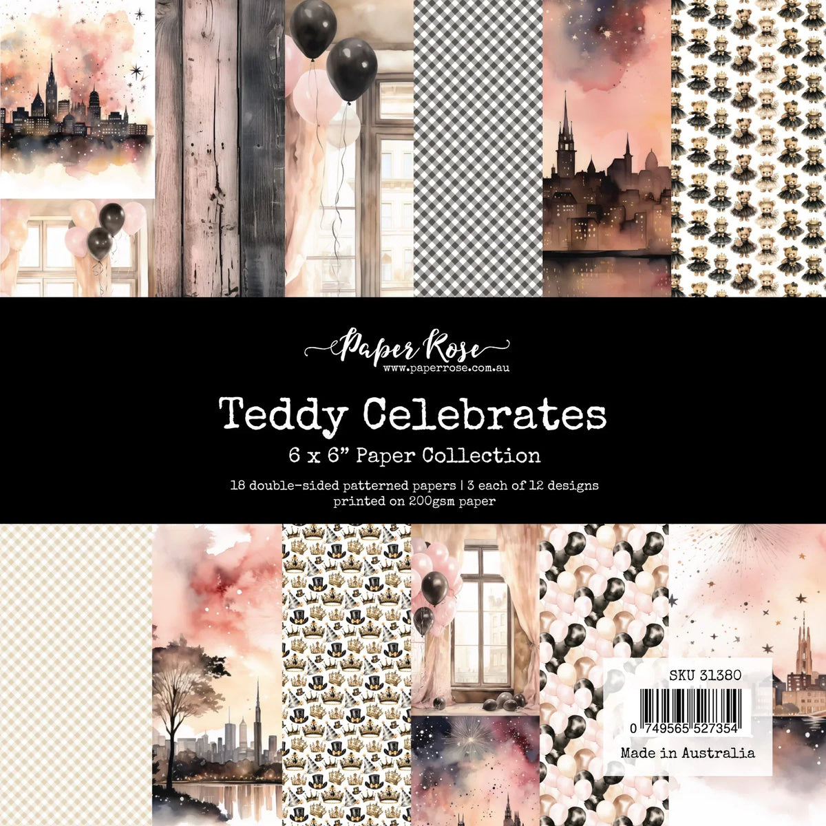Colección de papel Teddy Celebrates 6x6 31380-1