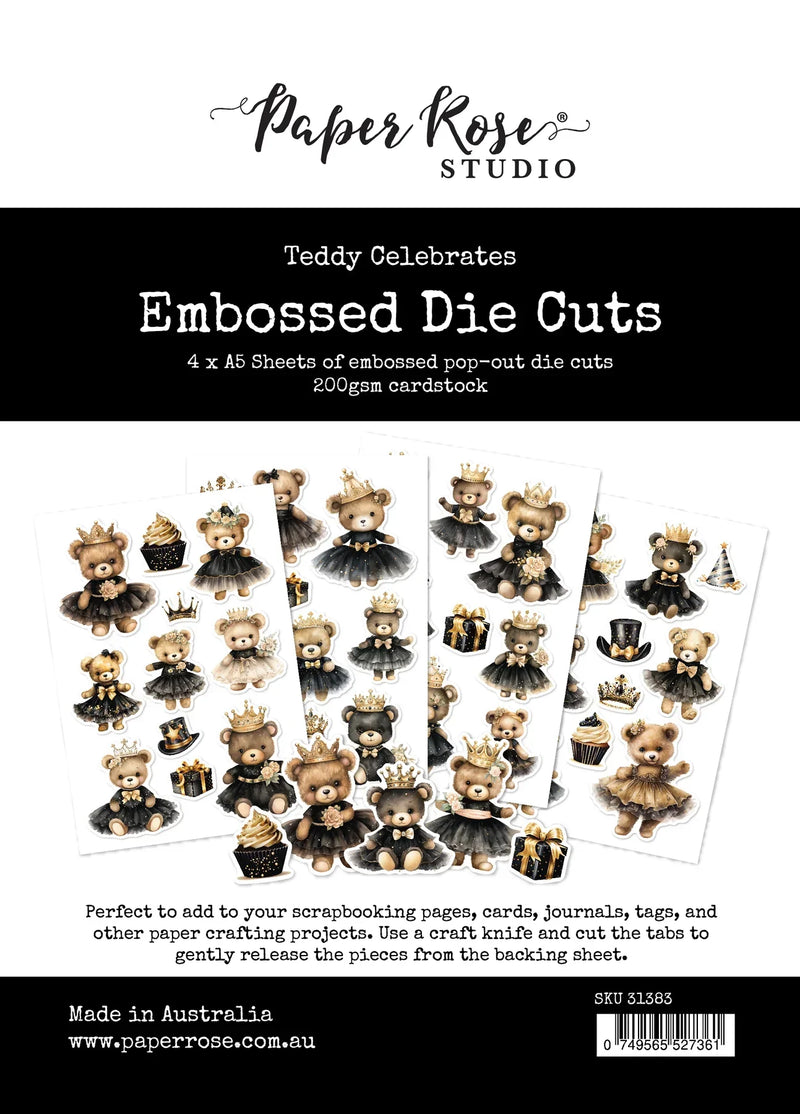 Teddy Celebrates Embossed Die Cuts 31383-1