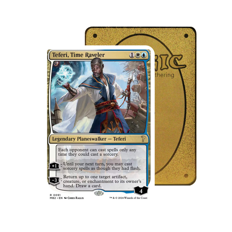 Teferi, Time Raveler Metal Orica Card-1