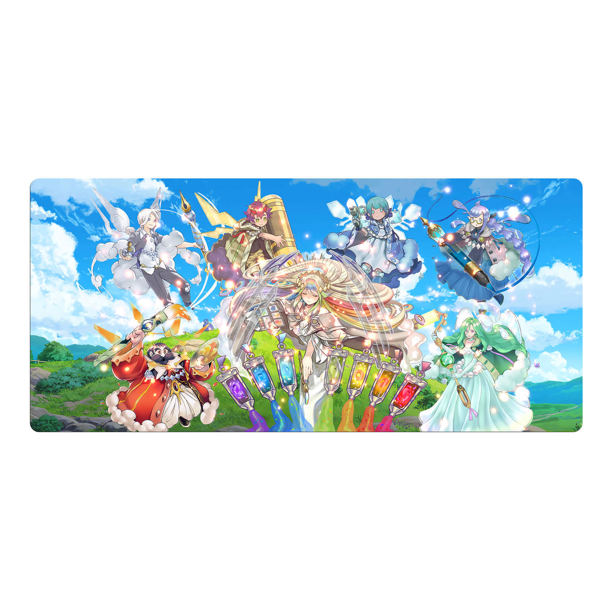The Weather Painter Rainbow Mouse Pad-1
