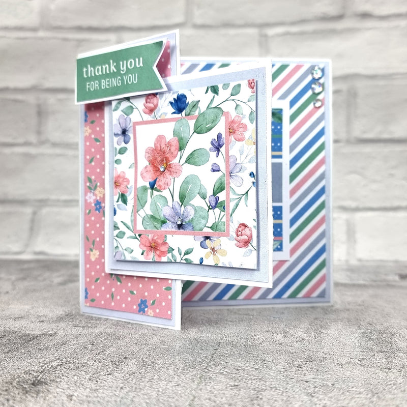 The Paper Boutique Sunny Gardens Bloc de papier 20 x 20 cm-27