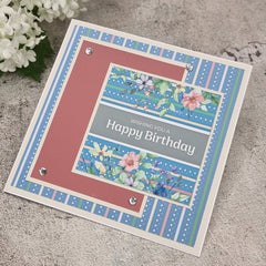 The Paper Boutique Sunny Gardens Bloc de papier 20 x 20 cm-25