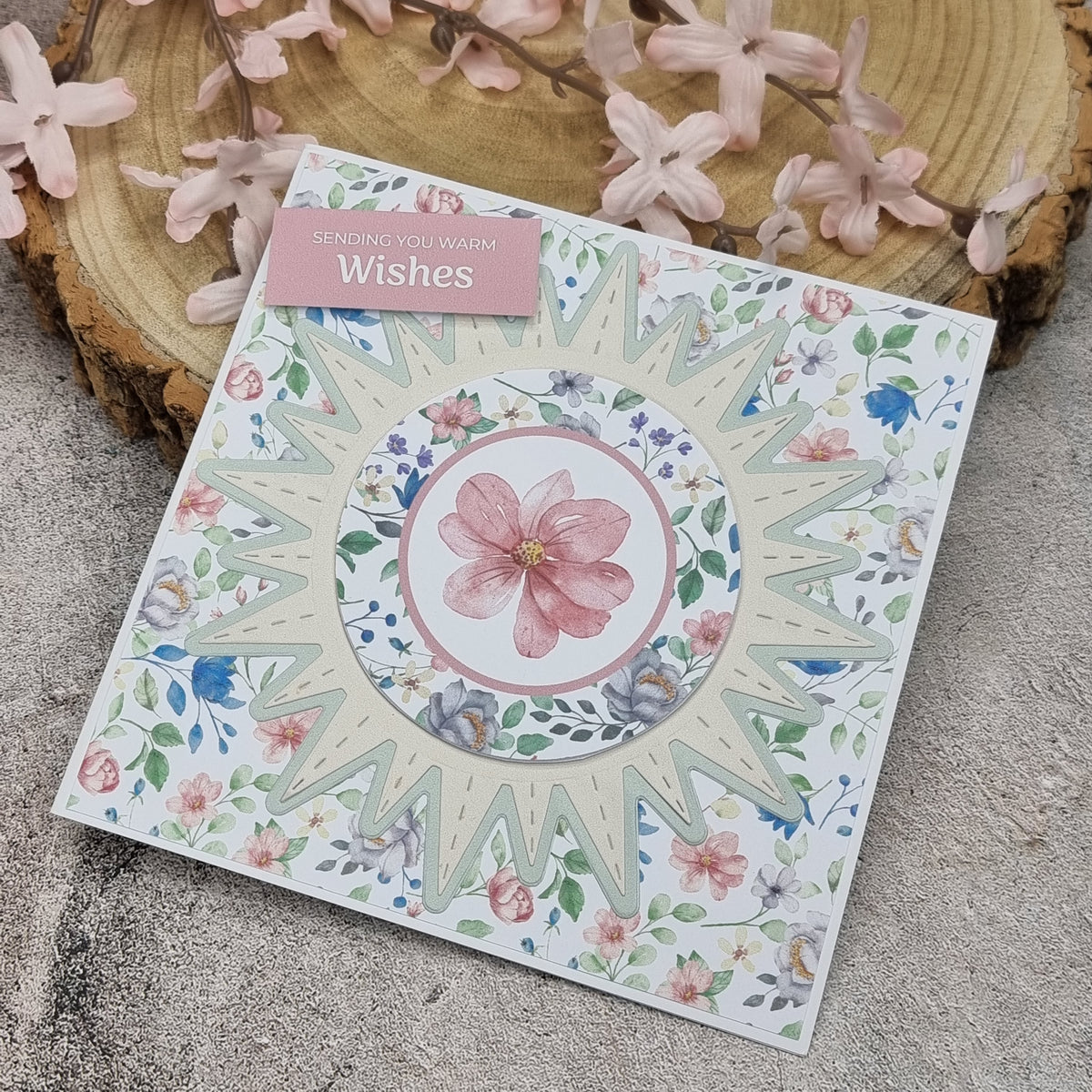 The Paper Boutique Sunny Gardens Bloc de papier 20 x 20 cm-23