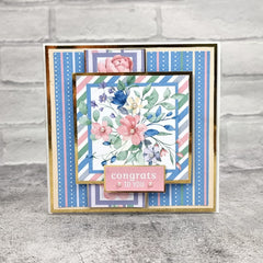 The Paper Boutique Sunny Gardens Bloc de papier 20 x 20 cm-22