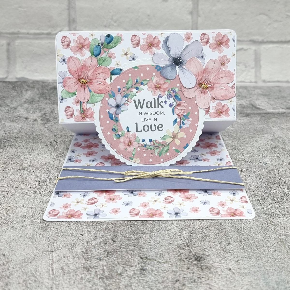 The Paper Boutique Sunny Gardens Bloc de papier 20 x 20 cm-20