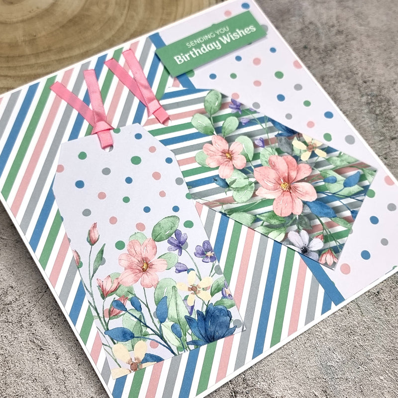 The Paper Boutique Sunny Gardens Bloc de papier 20 x 20 cm-21