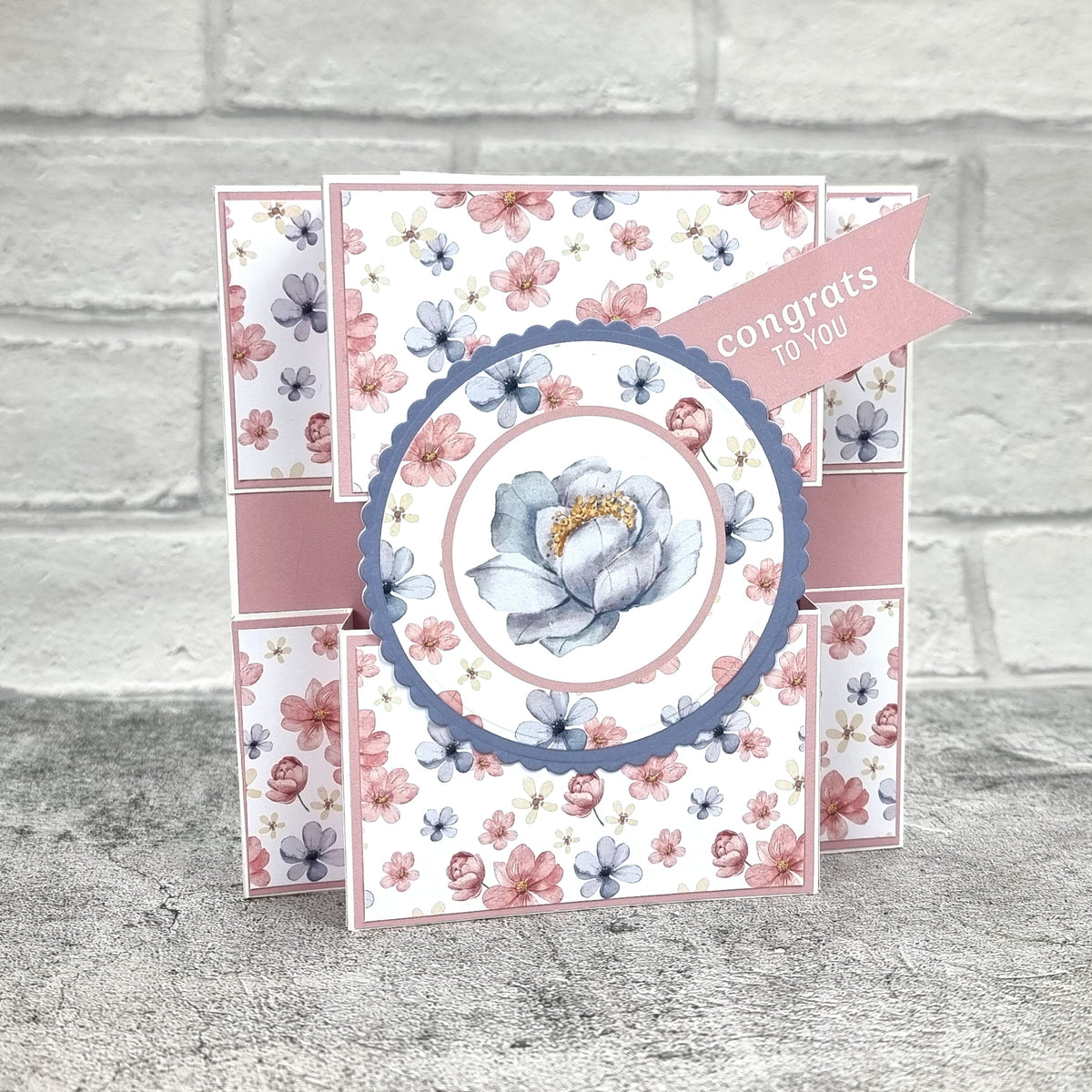The Paper Boutique Sunny Gardens Bloc de papier 20 x 20 cm-18