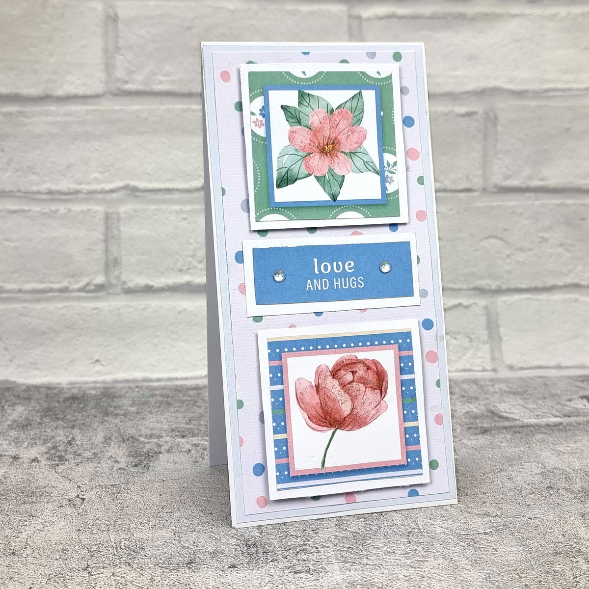 The Paper Boutique Sunny Gardens Bloc de papier 20 x 20 cm-10