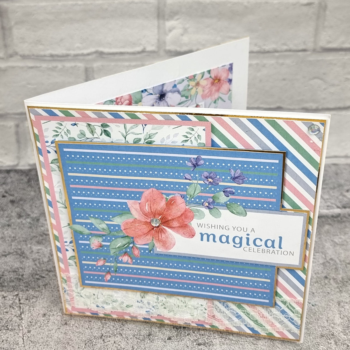Bloc de cartes instantanées The Paper Boutique Sunny Gardens 20,3 x 20,3 cm-6