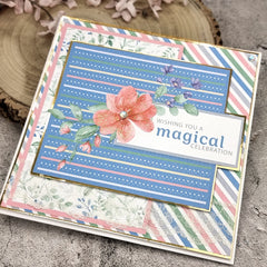 Bloc de cartes instantanées The Paper Boutique Sunny Gardens 20,3 x 20,3 cm-5
