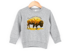 The Prairies Are Calling Youth & Toddler Crewneck | Saskatchewan Apparel-1