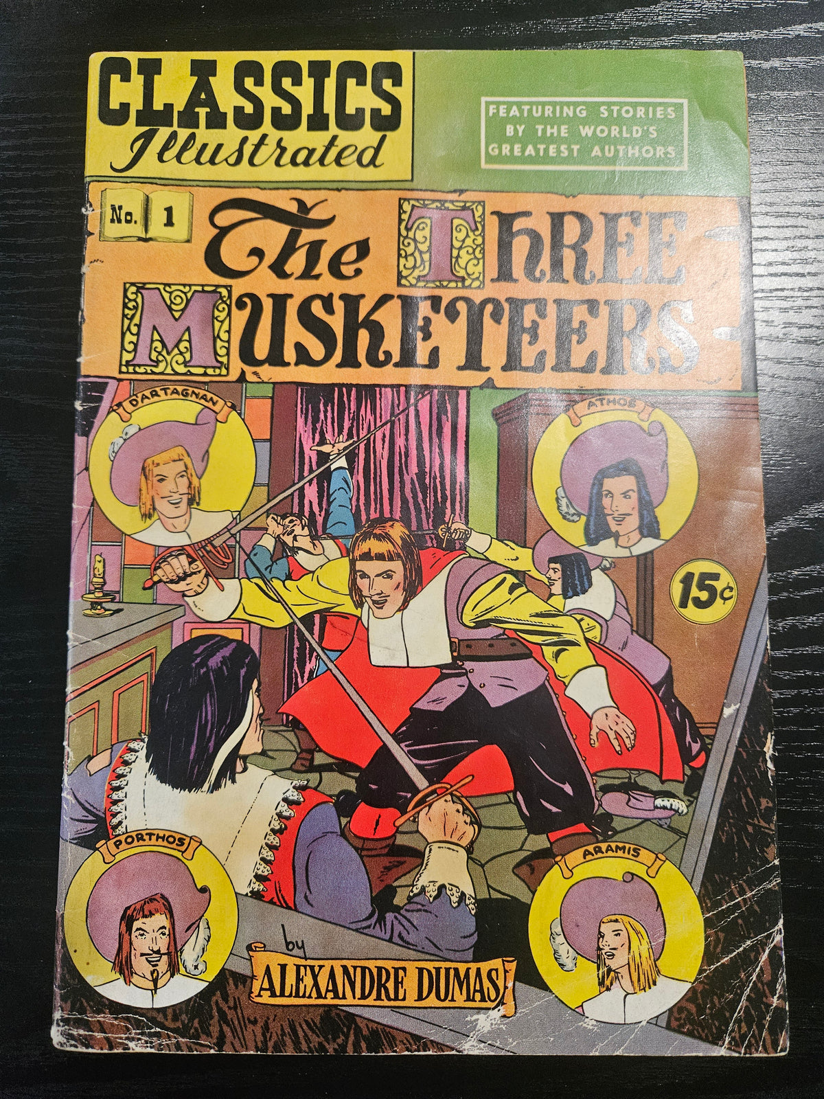 Classics Illustrated No.1 – The Three Musketeers (1949)