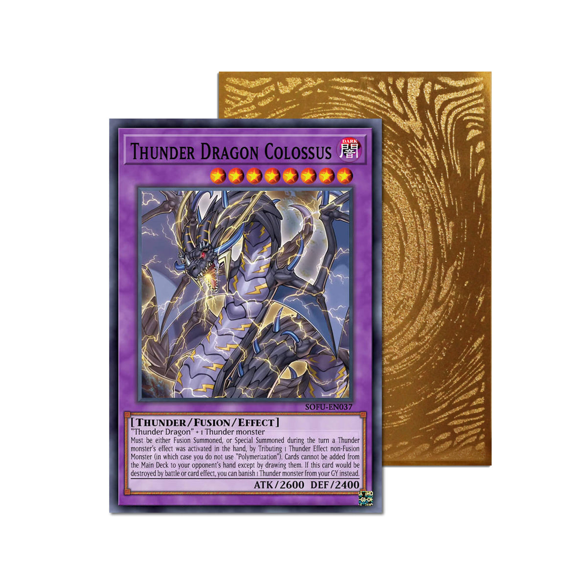 Thunder Dragon Colossus Metal Orica Card-1