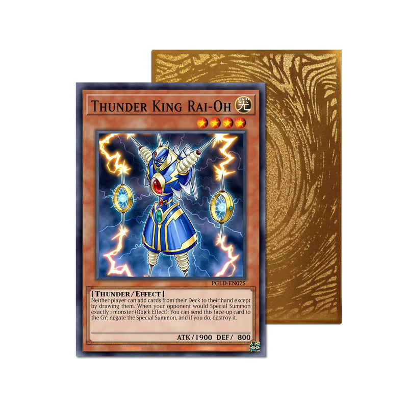 Thunder King Rai-Oh Metal Orica Card-1