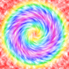 Craft HTV Bright Tie Dye Pattern 1-1
