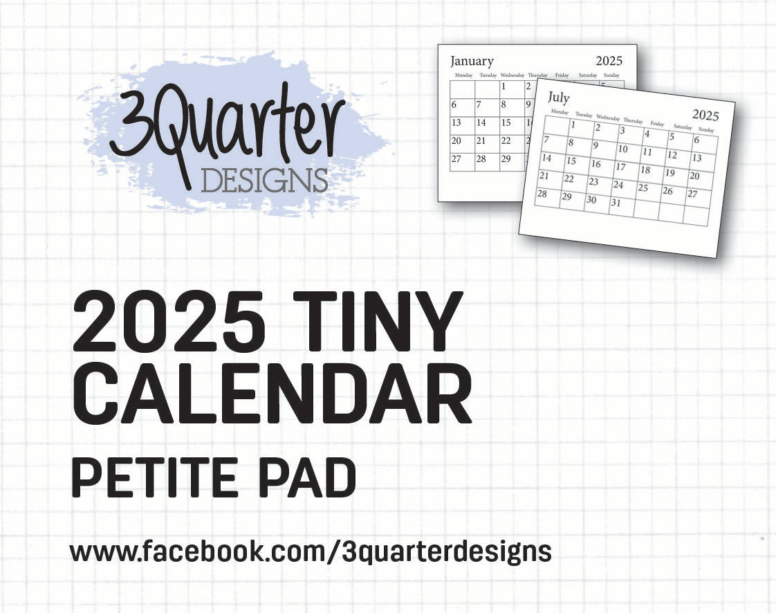 3Quarter Designs Mini Calendar 2025-1