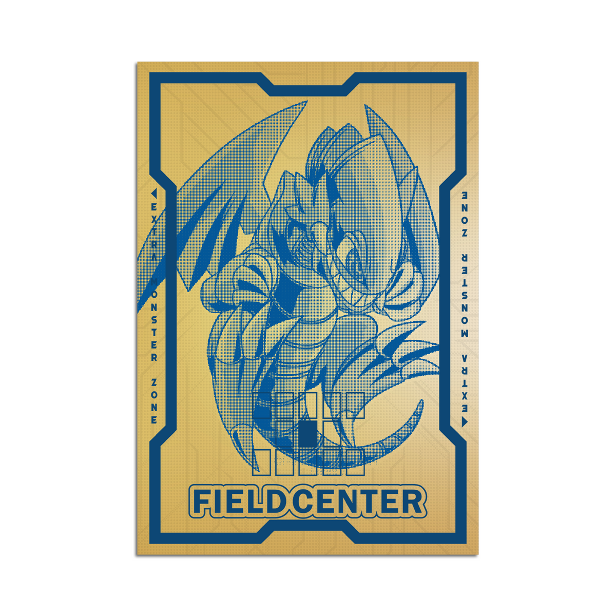 Toon Blue Eyes Dragon Metal Field Center-1