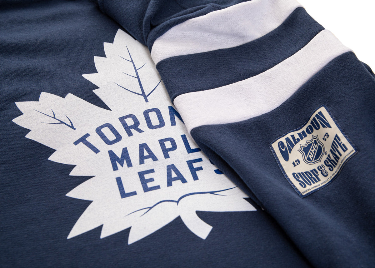 Toronto Maple Leafs Varsity Retro Style Crewneck Sweatshirt-4