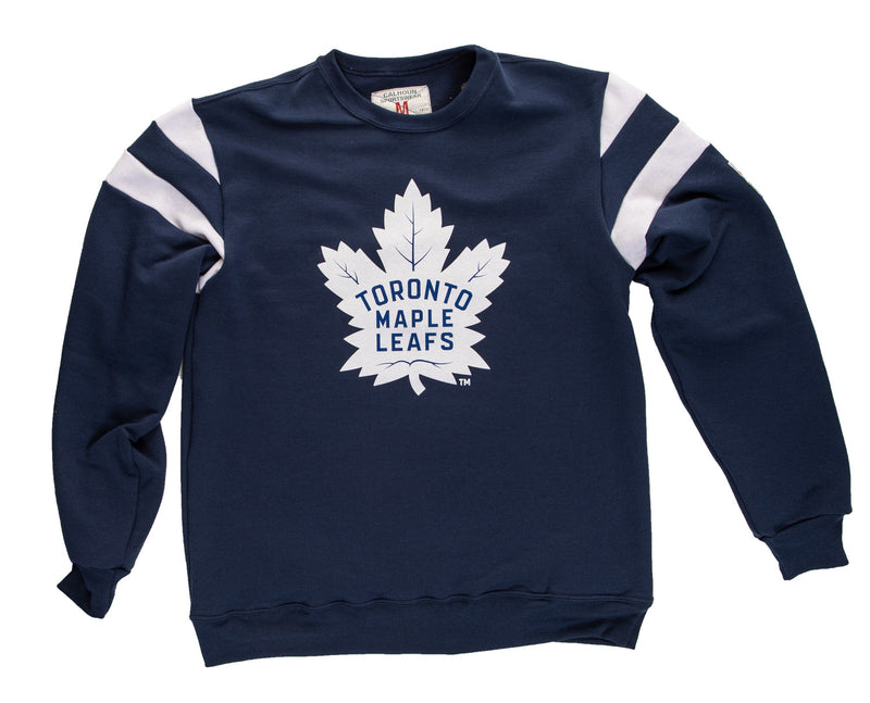 Toronto Maple Leafs Varsity Retro Style Crewneck Sweatshirt-6