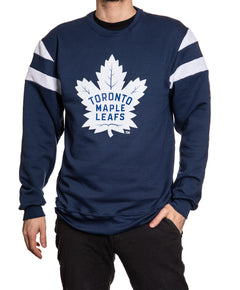 Toronto Maple Leafs Varsity Retro Style Crewneck Sweatshirt-1