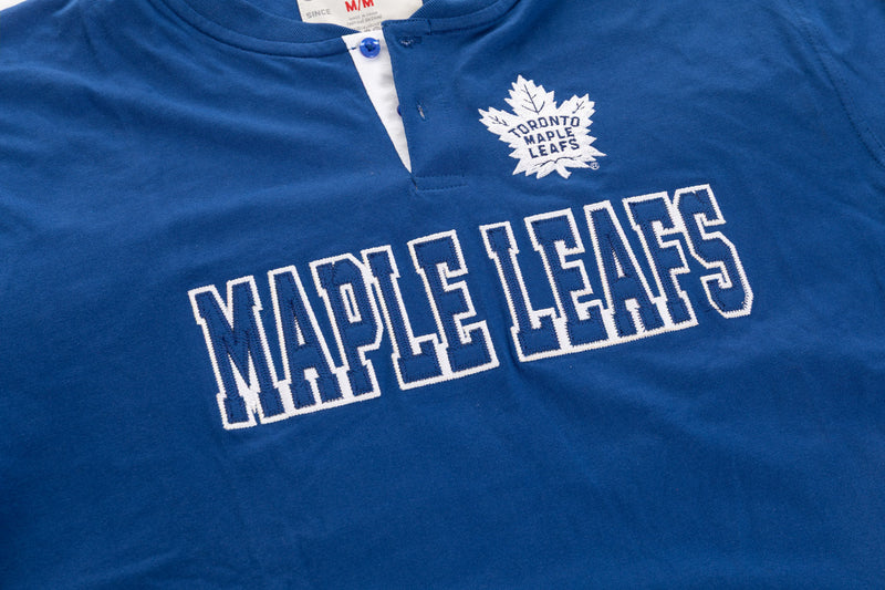 Toronto Maple Leafs Long Sleeve Henley-3
