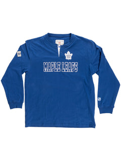 Toronto Maple Leafs Long Sleeve Henley-4