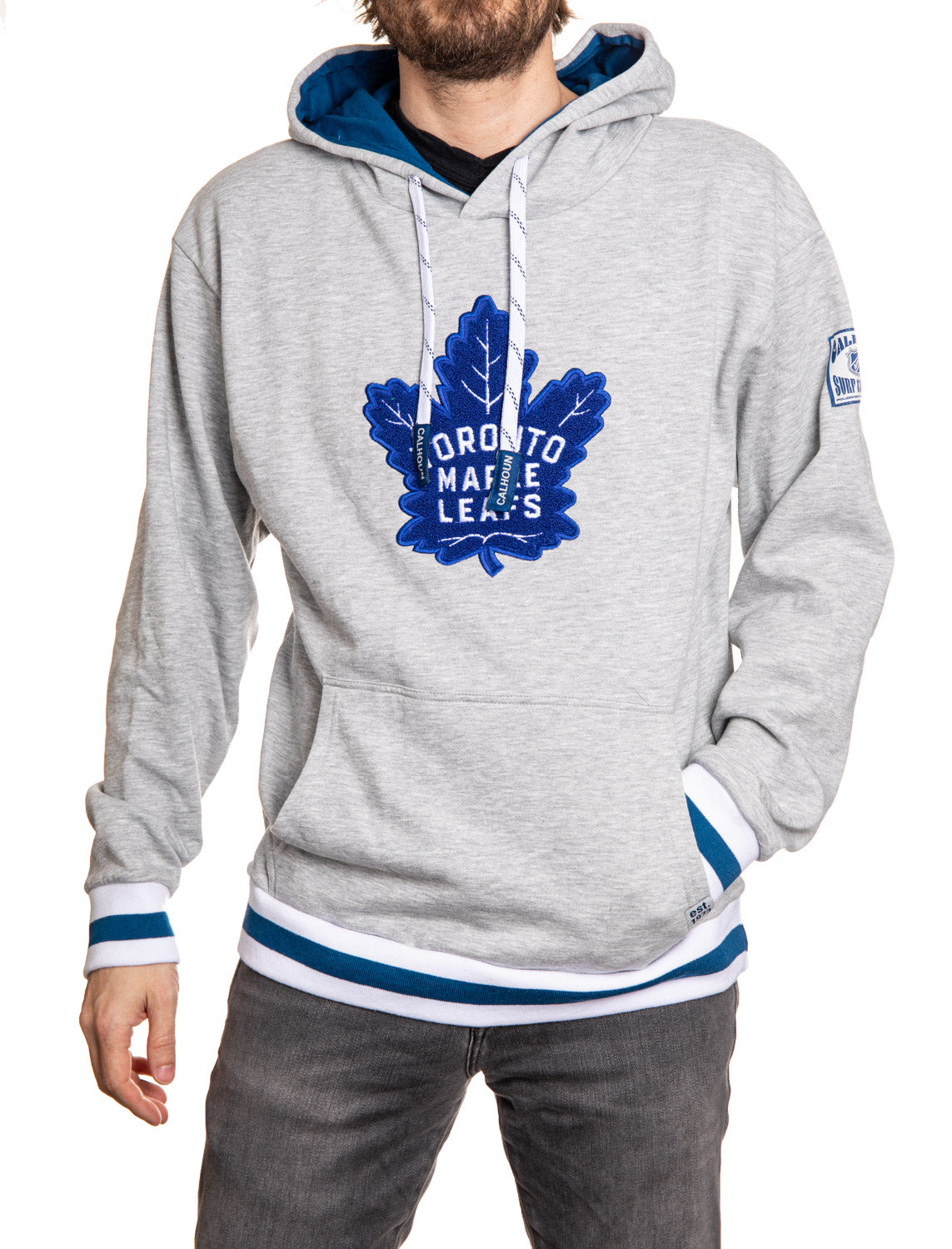 Toronto Maple Leafs "Muskoka Style" Premium Chenille Woven Logo Hoodie-1