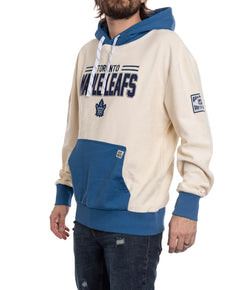 Toronto Maple Leafs NHL Unisex Reverse Terry Retro Premium Hoodie-4