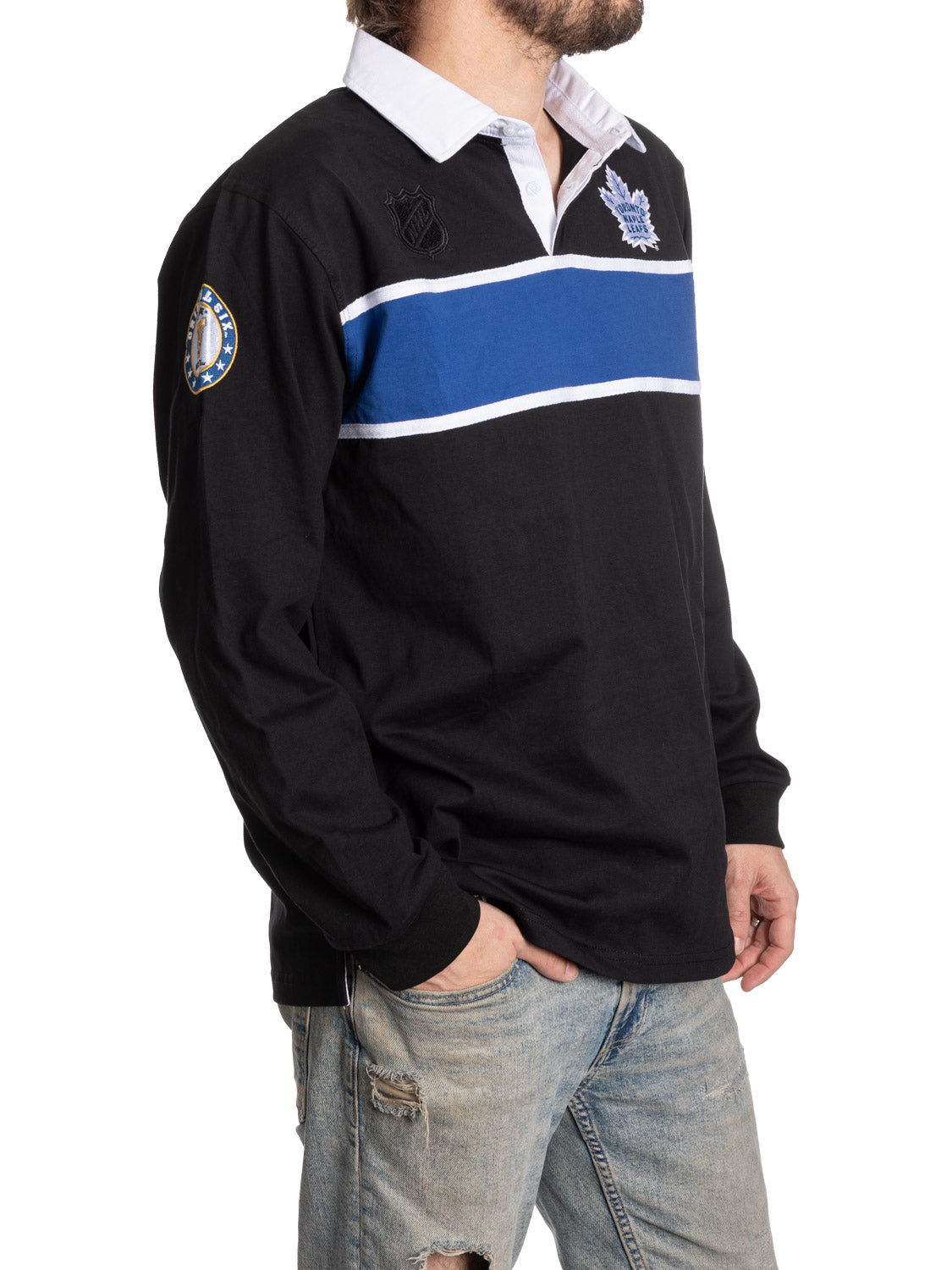 Toronto Maple Leafs Rugby Shirt Blackout Edition-3