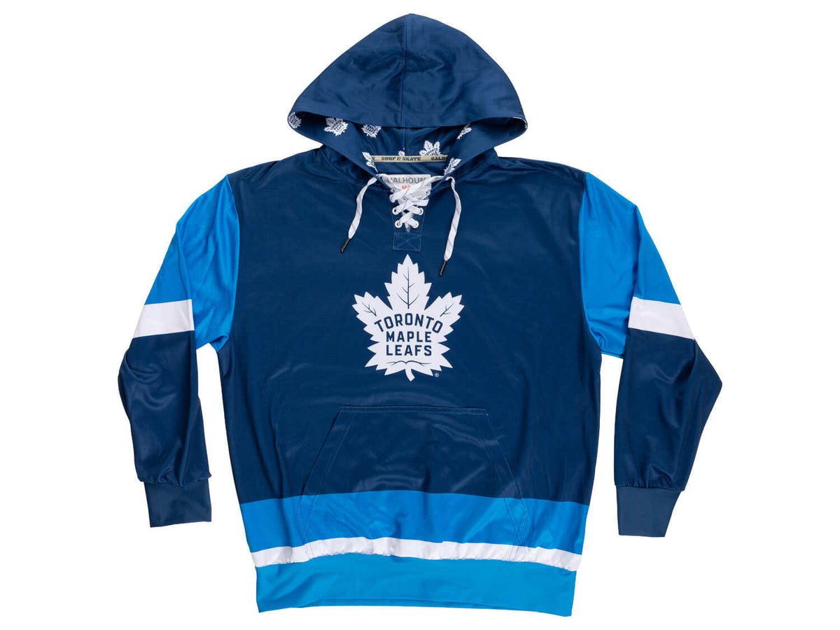 Toronto Maple Leafs Hockey Lace Hoodie-5