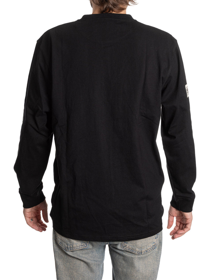 Toronto Maple Leafs Long Sleeve Henley Blackout Edition-2