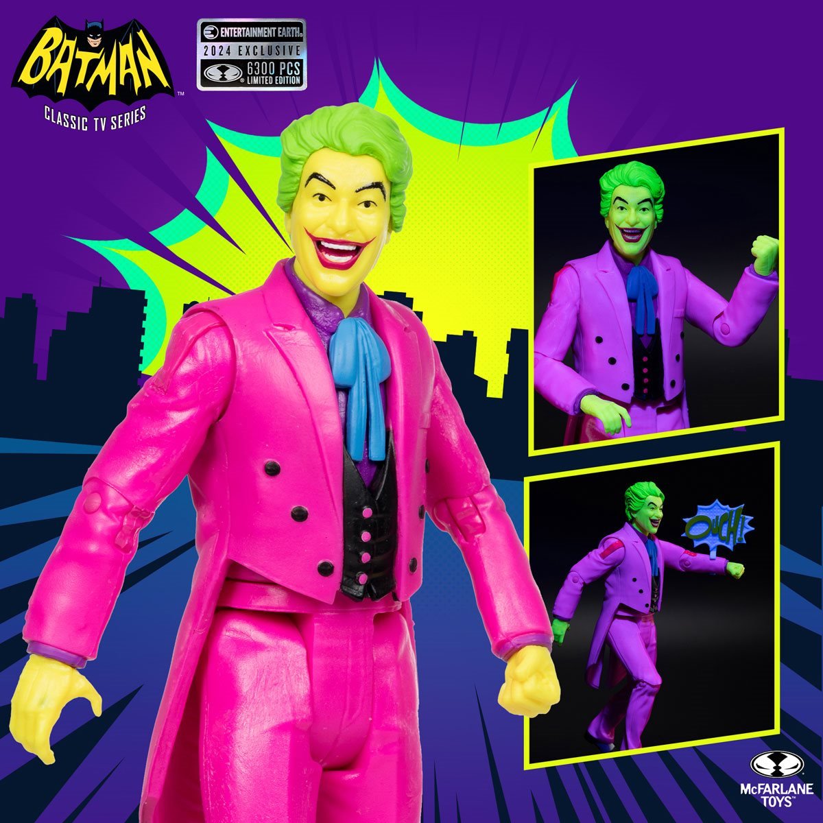 DC Multiverse The Joker (Gold Label - Black Light - Batman: Classic TV Series) - exclusive-3