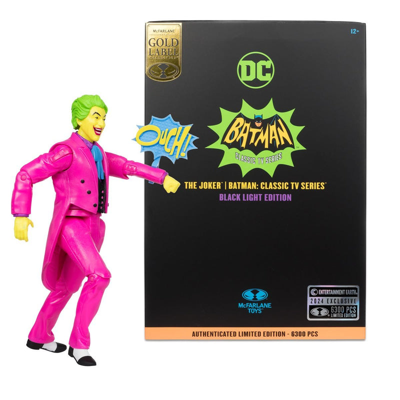 DC Multiverse The Joker (Gold Label - Black Light - Batman: Classic TV Series) - exclusive-1