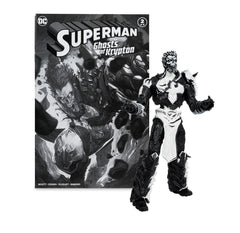 Superman Comics Sketch Edition (Page Punchers: Ghost of Krypton) 7" 4-Pack Gold Label Figure-6