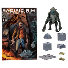 Pacific Rim: Aftermath Knifehead 4" Action Figure Playset with Comic-3