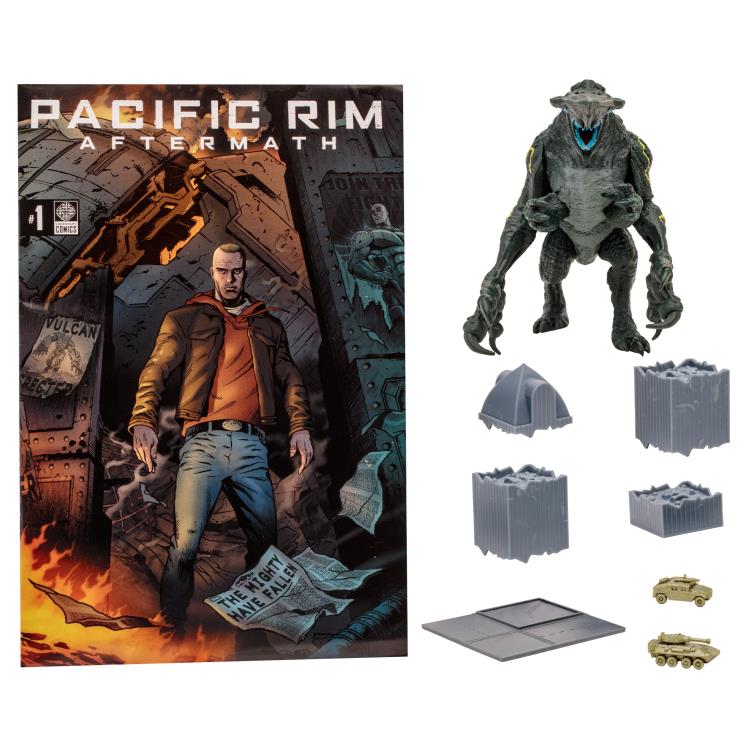 Pacific Rim: Aftermath Knifehead 4" Action Figure Playset with Comic-3