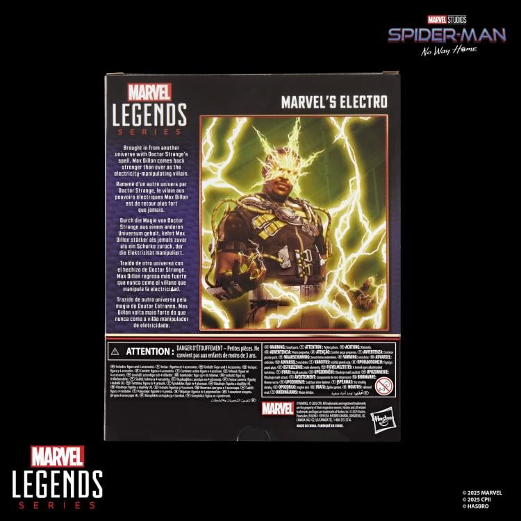Spider-Man: No Way Home Marvel Legends Electro Deluxe-10