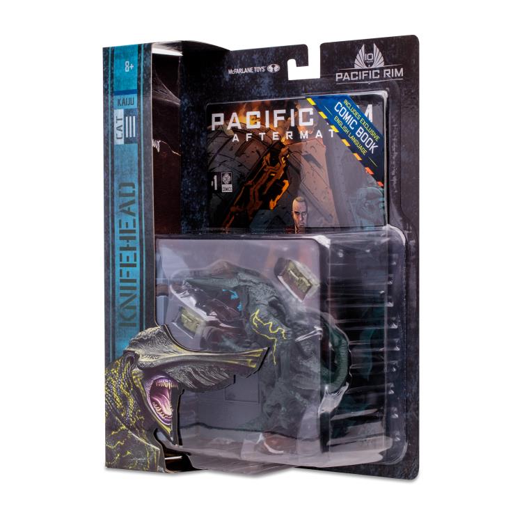 Pacific Rim: Aftermath Knifehead 4" Action Figure Playset with Comic-8