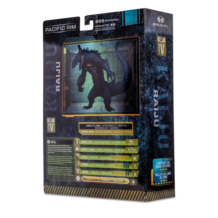 Pacific Rim: Aftermath Raiju 4" Action Figure Playset with Comic-10