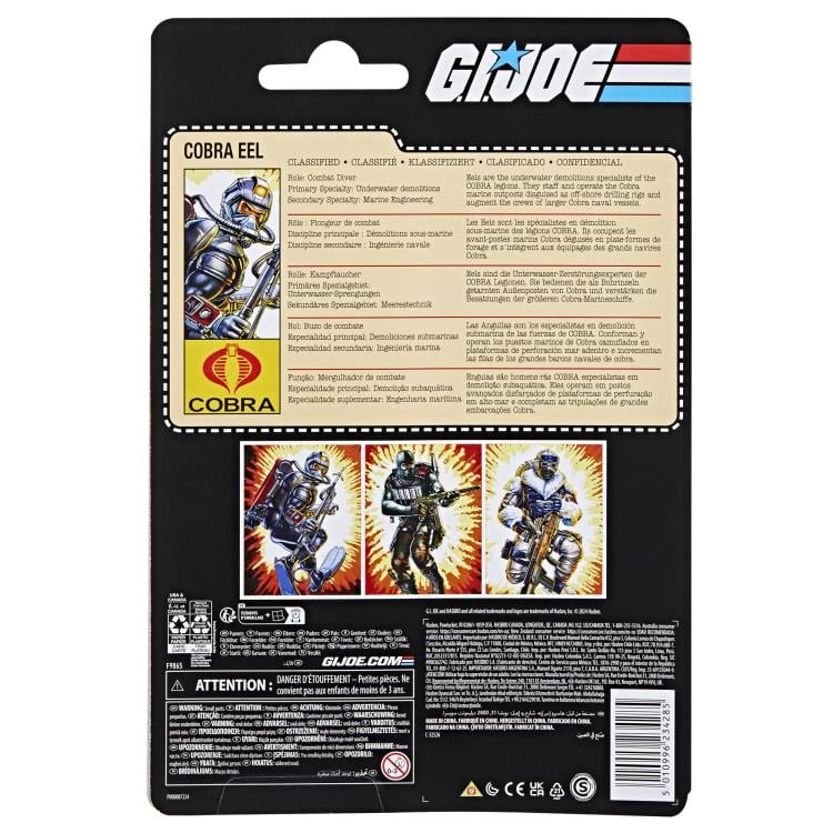 G.I. Joe Classified Series Retro Cardback Cobra Eel-12