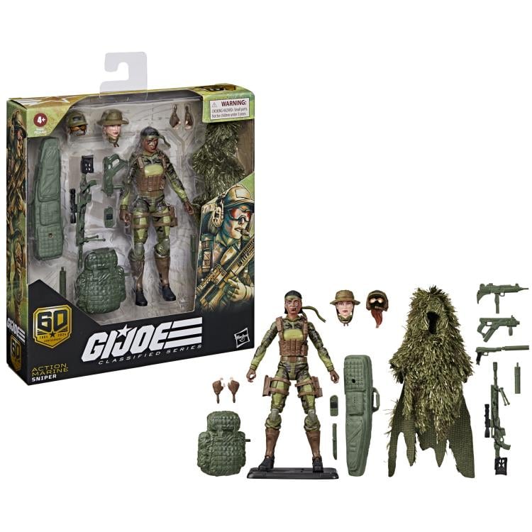 G.I. Joe Classified Series 60th Anniversary Action Marine - Sniper-1